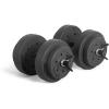 image:imageCAP Barbell 40Pound Adjustable Cement Dumbbell Set  Versatile Vinyl Coated Weights for Home Gym Excellence