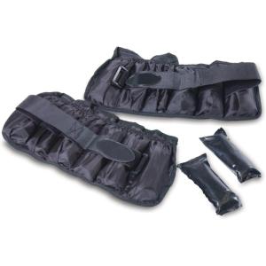 CAP Barbell Adjustable Ankle Weights |10-20lb Pair | Black(10-Pound)