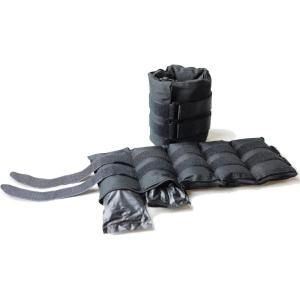 CAP Barbell Adjustable Ankle Weights |10-20lb Pair | Black(20-Pounds)