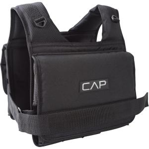 CAP Barbell Adjustable Weighted Vest | 20-150 lbs | Heavy-Duty Workout Vest with Removable Iron Weights for Strength Training, Cardio, Running, and Calisthenics(20lbs-S)