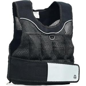 CAP Barbell Adjustable Weighted Vest | 20-150 lbs | Heavy-Duty Workout Vest with Removable Iron Weights for Strength Training, Cardio, Running, and Calisthenics(20lbs-C)