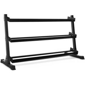 CAP Barbell Dumbbell Rack | 5-50lb or 5-75lb Dumbbell Storage | Multiple Options(3-Tier for 5-75LB)