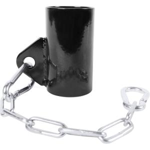 CAP Barbell Exercise Machine Attachments, Black(Eyelet with Chain Attachment  Fits 2 Inch Bars)