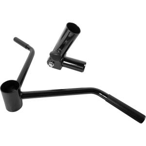CAP Barbell Exercise Machine Attachments, Black(Plate Post Insert and T-Bar Row Attachment)