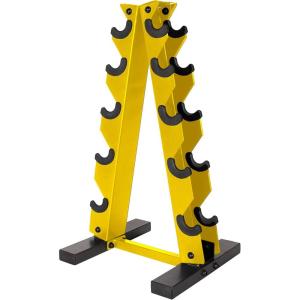 Cap A-Frame Dumbbell Weight Rack | Color Series(Yellow)