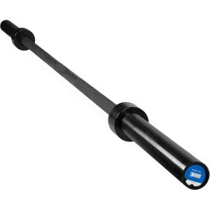 Cap Barbell 7-Foot Olympic Barbell Pro Series | Olympic & Power Bar Options(THE BOSS – Black  Center Knurl)