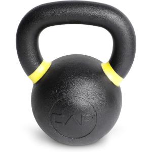 Cap Barbell Cast Iron Competition Kettlebell Weight(Yellow (35-Pound))