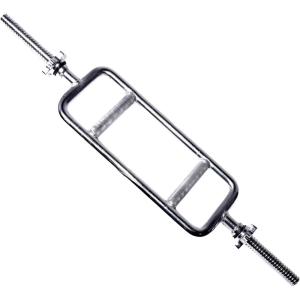 Cap Barbell Standard Threaded 34″ Triceps Bar | Multiple Options(Chrome)