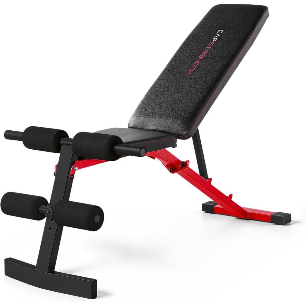 image:imageCAP Strengh Adjustable FID Bench Multiple ColorsRed