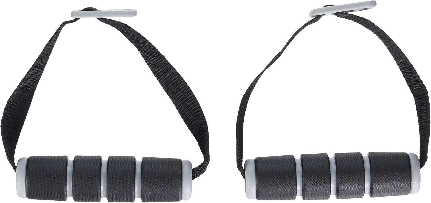 image:imageCAP Barbell Elastic Resistant Band with Handles Multiple OptionsHeavy Black