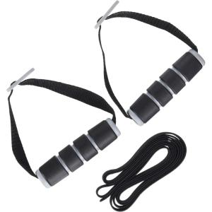 CAP Barbell Elastic Resistant Band with Handles | Multiple Options(Heavy – Black)