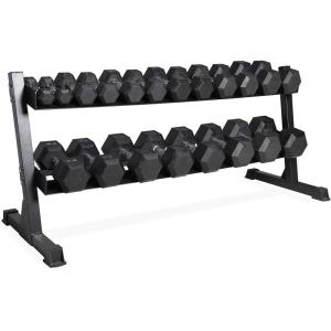 CAP Barbell Dumbbell Set with Rack | Multiple Options 280 lb, 550 lb & 1200 lb(550 lb Set)
